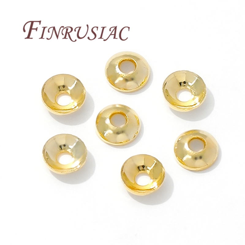 Jewelry Making - 100 sztuk 4mm 5mm 18K pozłacane
