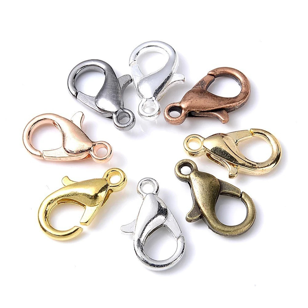 Jewelry Making Materials - 100 szt. Zapięć typu karabińczyk ze