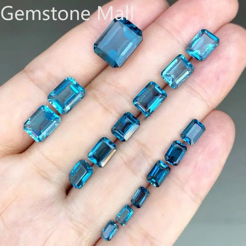 Jewelry Making In London - Szmaragdowy naturalny topaz 4mm * 6mm