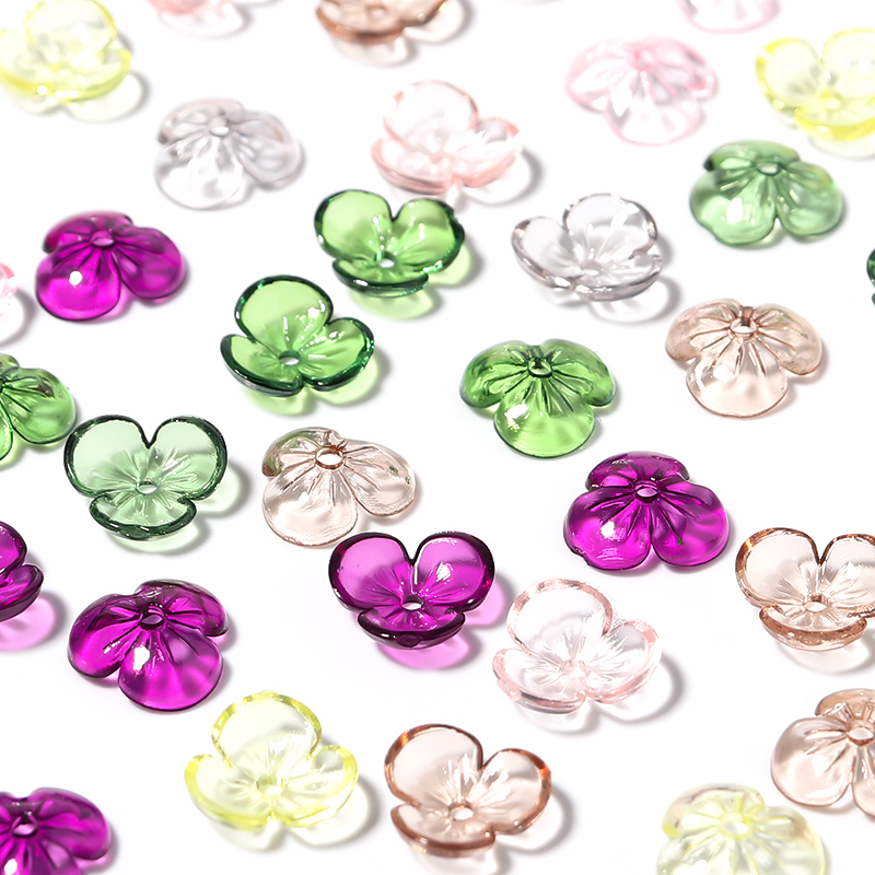 Jewelry Making With Resin - 20 sztuk/partia przezroczyste żywiczne płatki koraliki