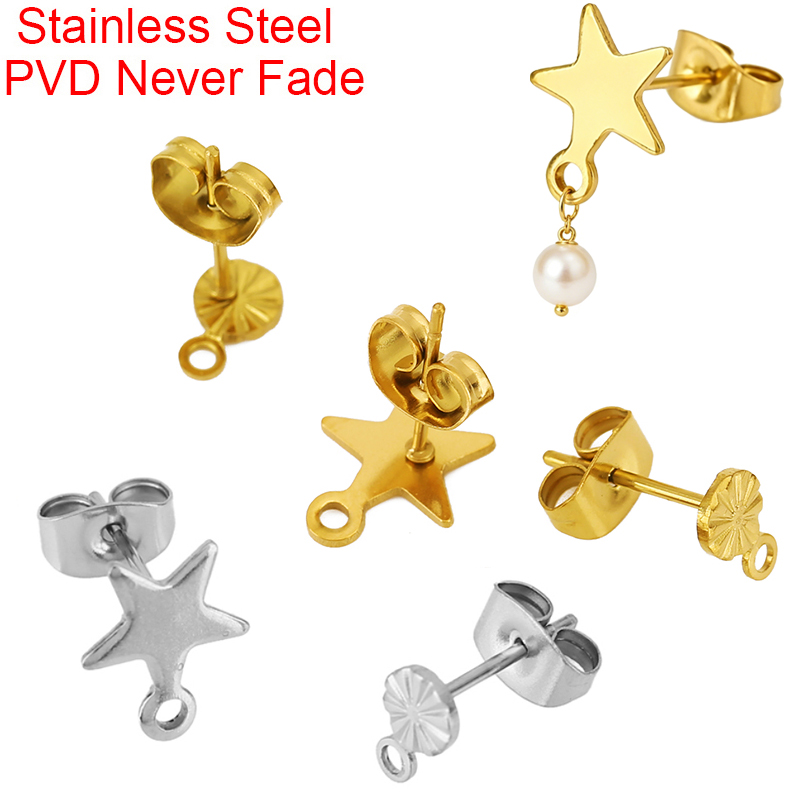 Jewelry Making Materials - 20 szt. Hipoalergiczne kolczyki sztyfty ze