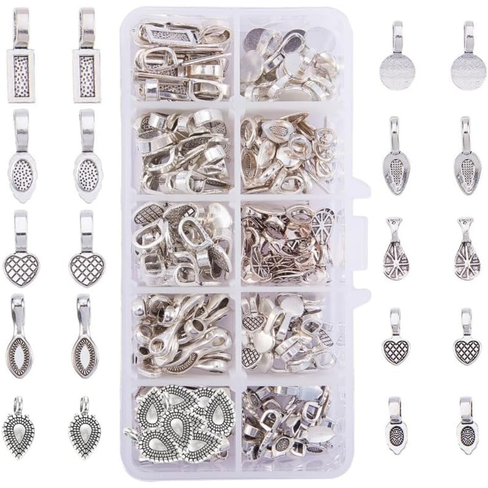 Jewelry Making Silver - 200 sztuk 10 stylów tybetańskich stopów