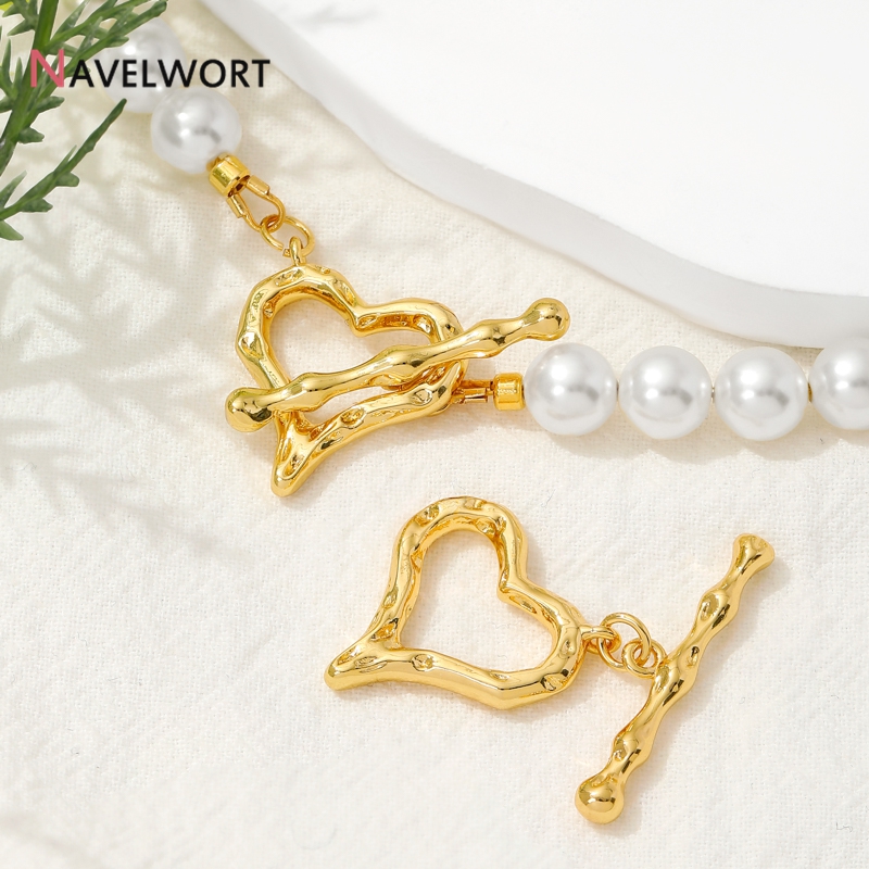 Jewelry Making Materials - Złote (18K) pozłacane zapięcia OT w