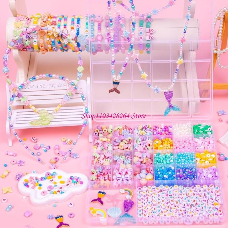 Jewelry Making Education - Kolorowe koraliki zestaw do rękodzieła DIY