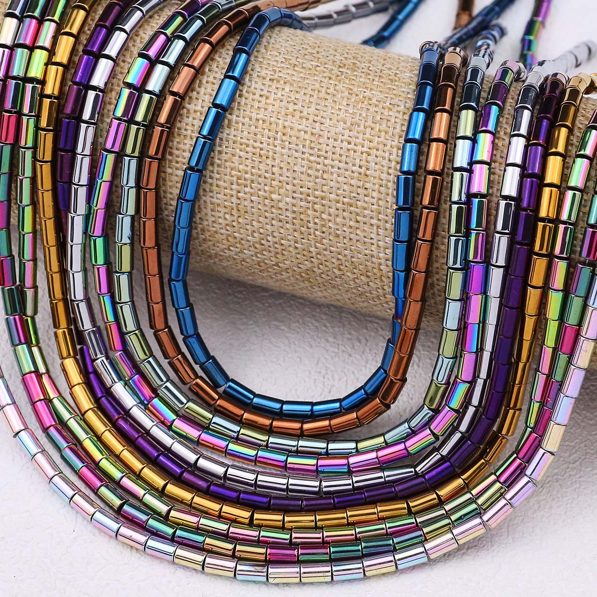 Pozłacana kolorowa prosta rurk – Seed Bead Tube recenzja i cena