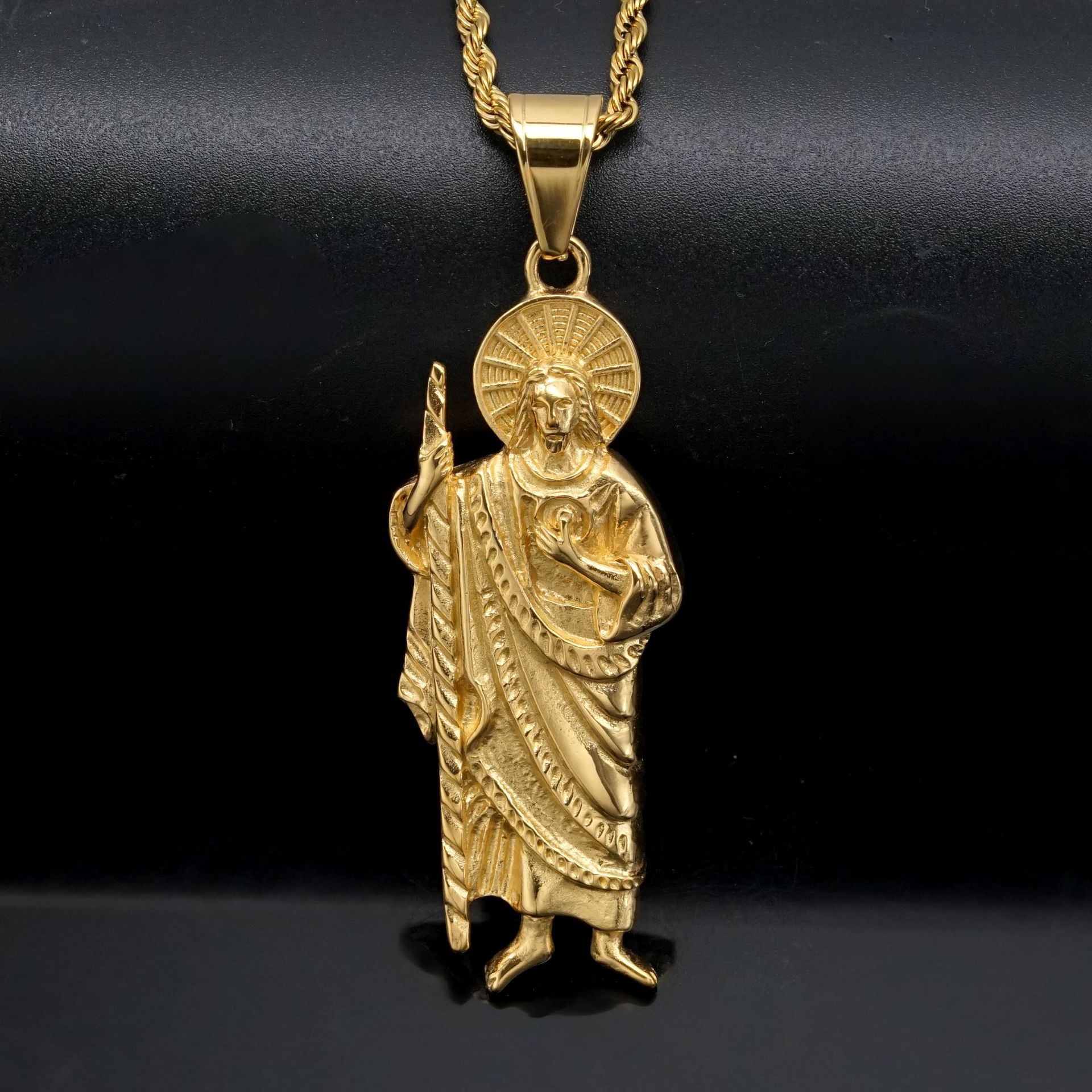 Santa Muerte 316L wisiorki ze  – Jewelry Making Singapore recenzja i cena