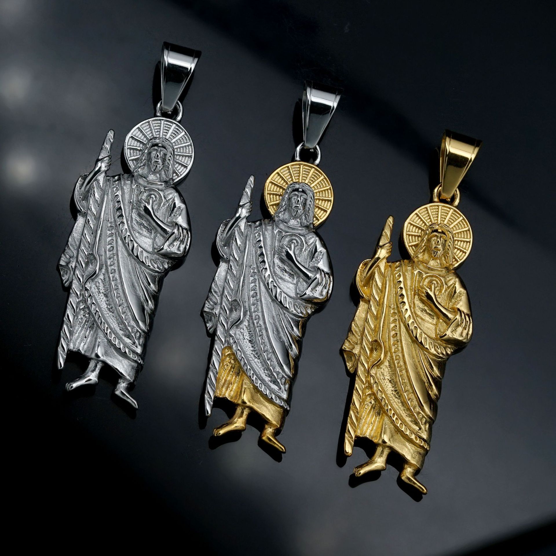 Santa Muerte 316L wisiorki ze  – Jewelry Making Singapore recenzja i cena