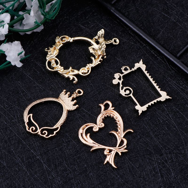 4 sztuk metalowe ramki antyczn – Jewelry Making Education recenzja i cena