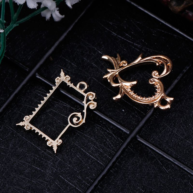 4 sztuk metalowe ramki antyczn – Jewelry Making Education recenzja i cena