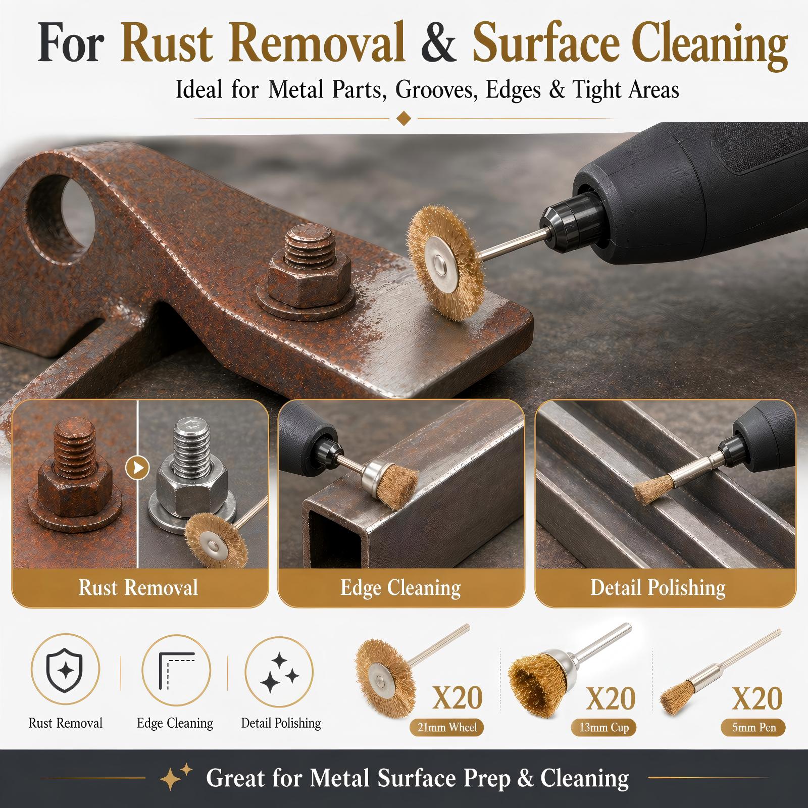 Zestaw 60 szt. szczotek z mosi – Jewelry Making Set recenzja i cena