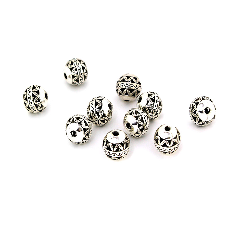 10 szt. Tybetańskie Antyczne S – Jewelry Making Silver recenzja i cena