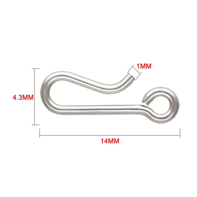 Zapięcia haczykowe w kształcie – Jewelry Making Silver recenzja i cena