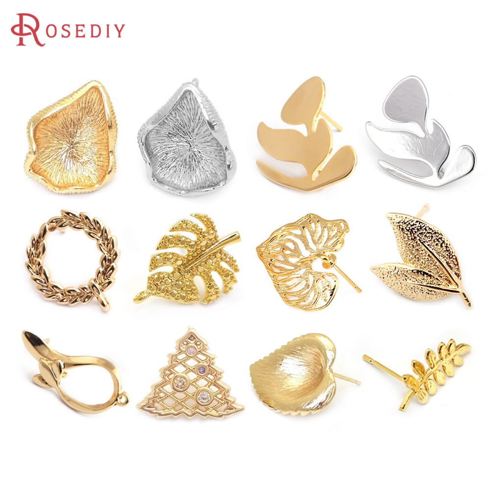 18K złoty kolor mosiądz liść l – Jewelry Making Set recenzja i cena