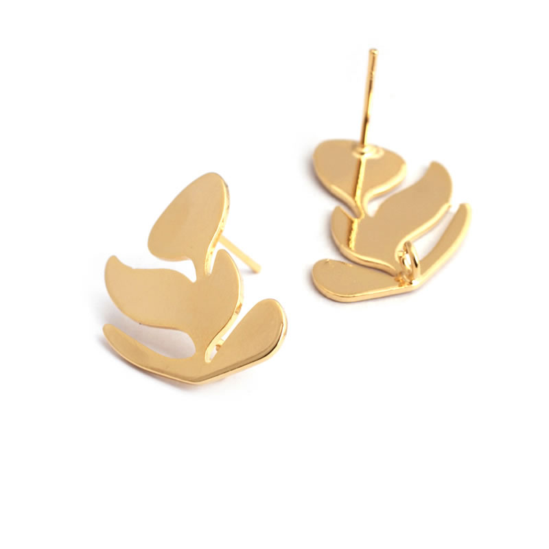 18K złoty kolor mosiądz liść l – Jewelry Making Set recenzja i cena