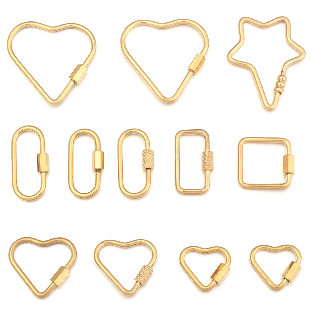2 sztuk złota ze stali nierdze – Jewelry Making Materials recenzja i cena