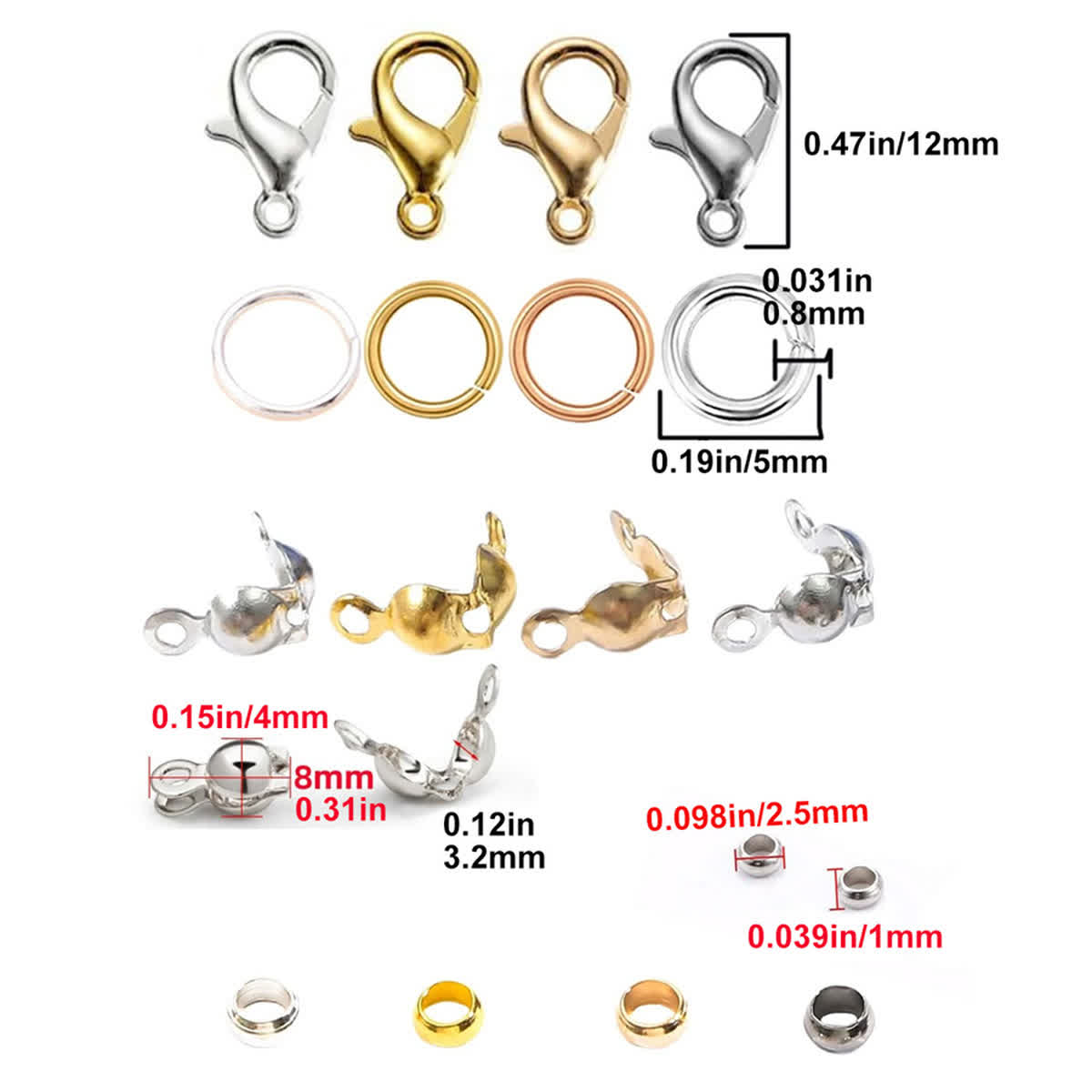 Zestaw 4-elementowy z koralika – Jewelry Making Education recenzja i cena
