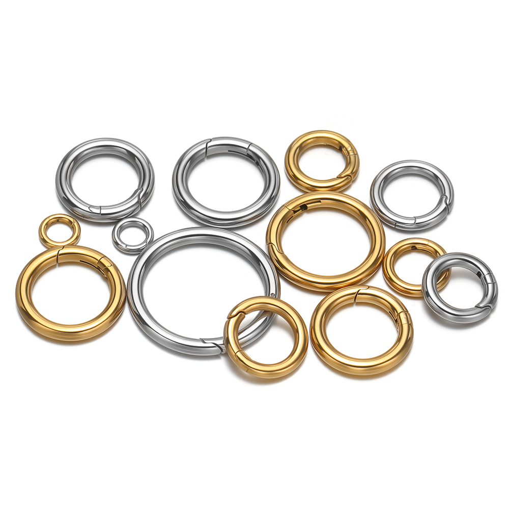 2 szt./partia Okrągłe karabińc – Jewelry Making Materials recenzja i cena