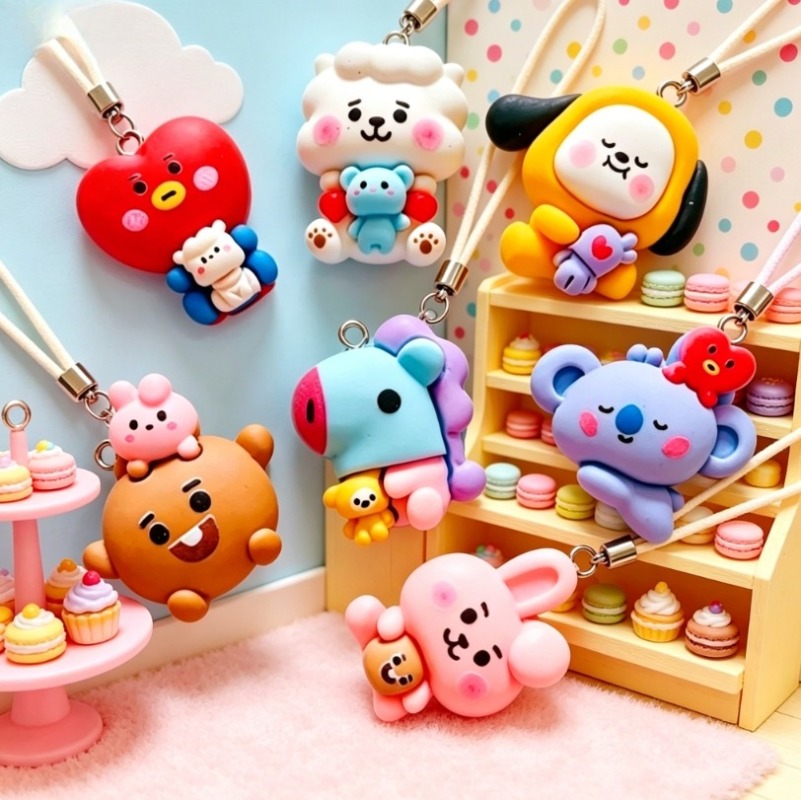 7 szt. BT21 Żywiczne Charmsy z – Jewelry Making With Resin recenzja i cena