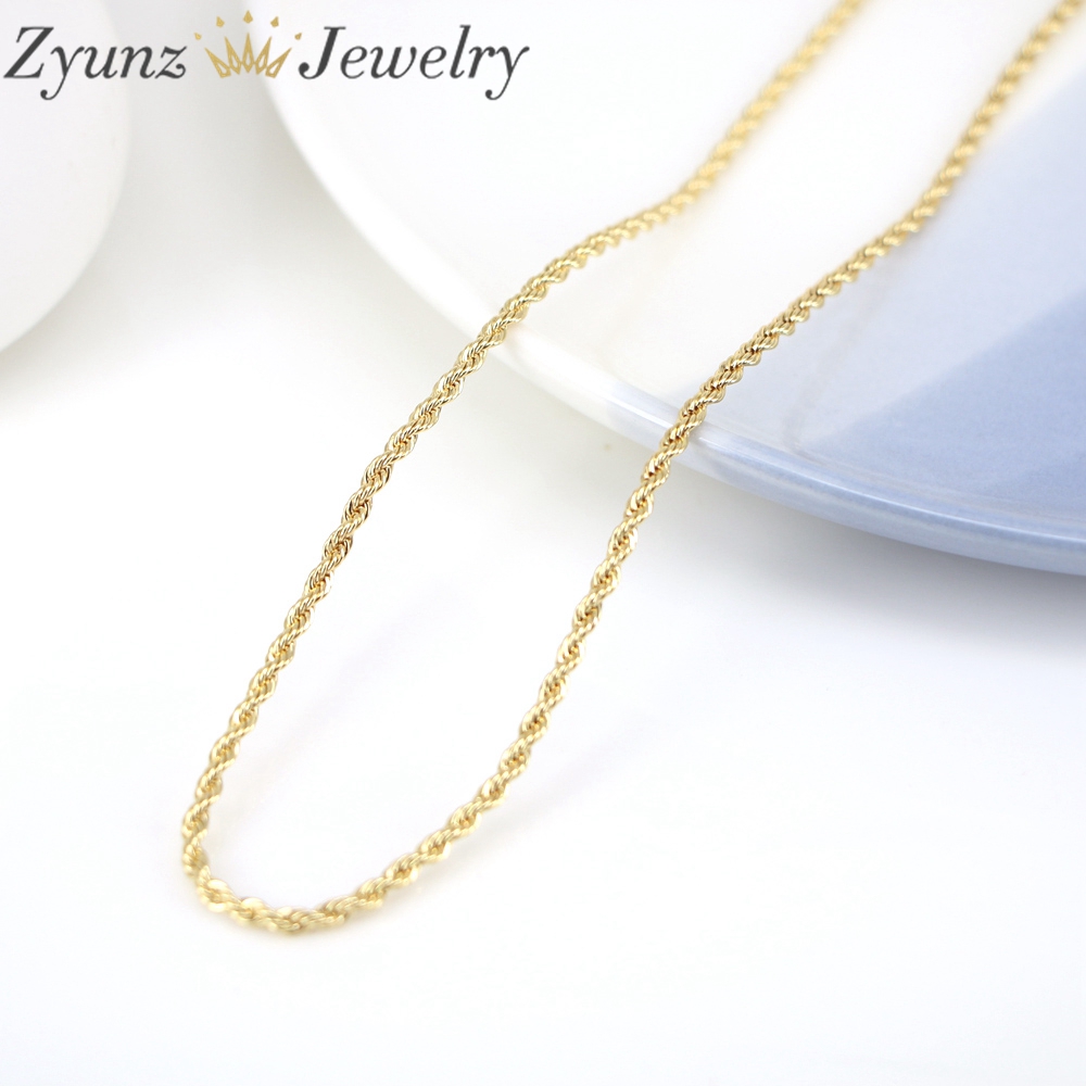 20 SZTUK, Złoty Metalowy Łańcu – Jewelry Making Singapore recenzja i cena