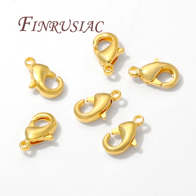 10mm 12mm 18K pozłacane zatrza – Jewelry Making Materials recenzja i cena