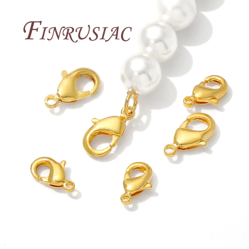 10mm 12mm 18K pozłacane zatrza – Jewelry Making Materials recenzja i cena