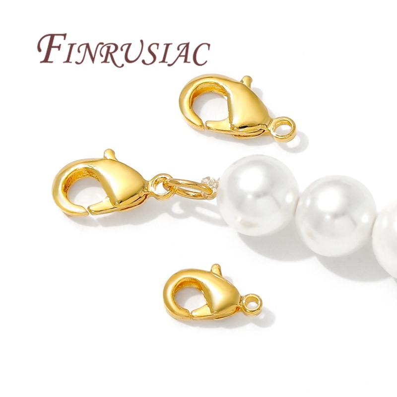 10mm 12mm 18K pozłacane zatrza – Jewelry Making Materials recenzja i cena