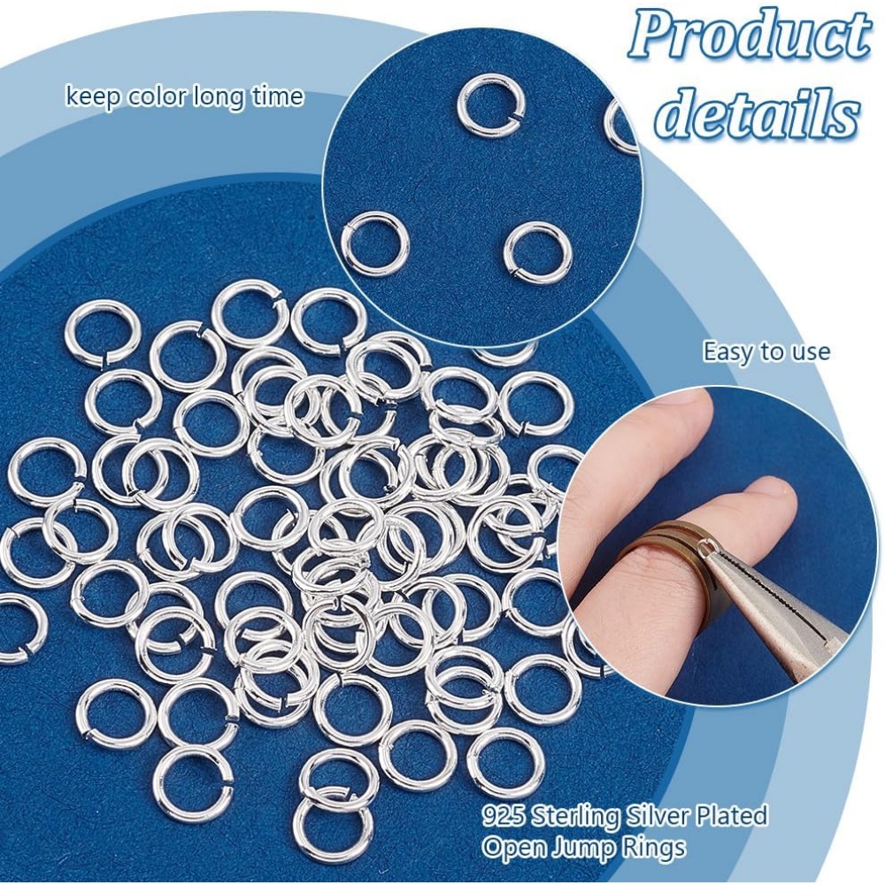 200 sztuk 925 Sterling Silver  – Jewelry Making Silver recenzja i cena