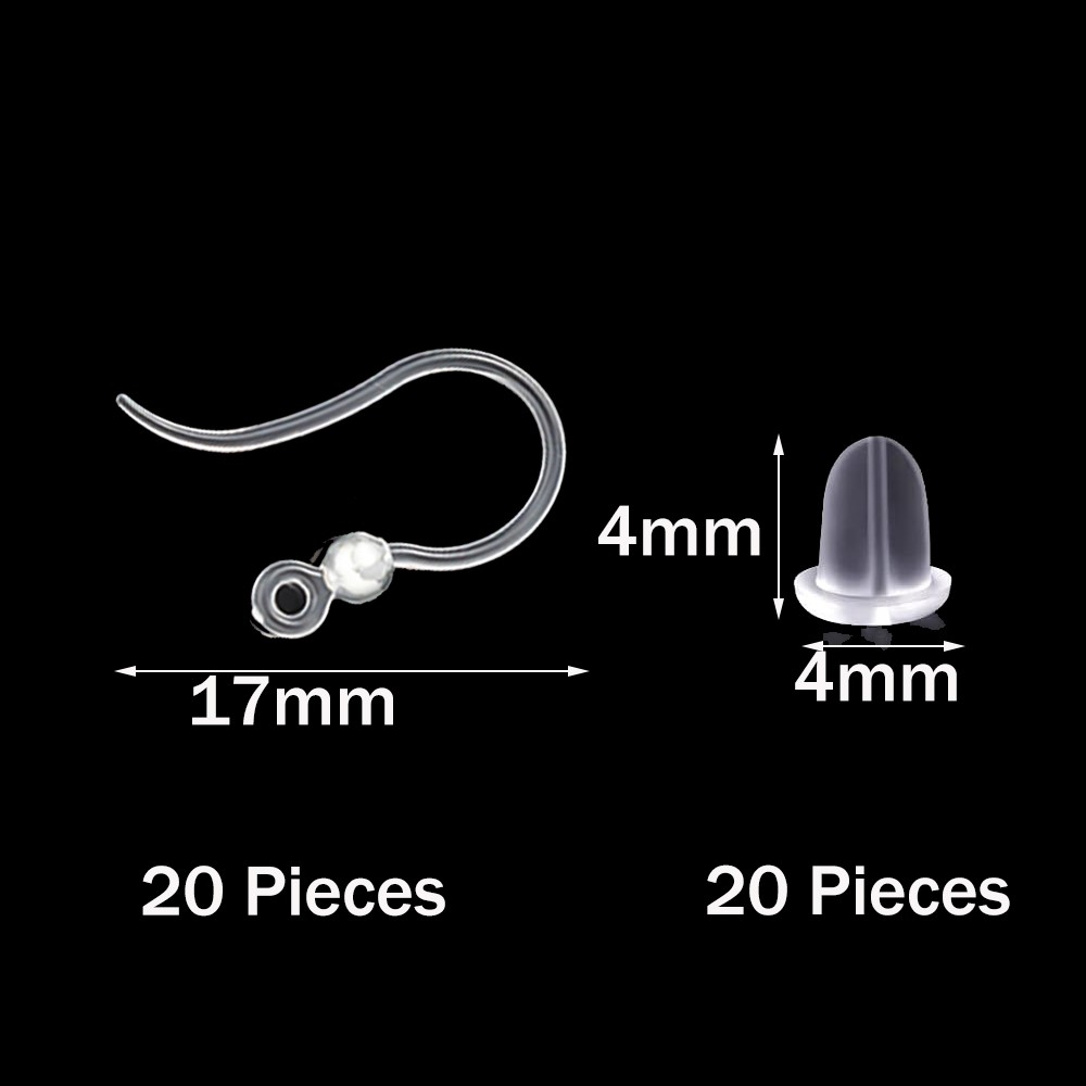 40 szt. Przezroczyste plastiko – Jewelry Making Materials recenzja i cena