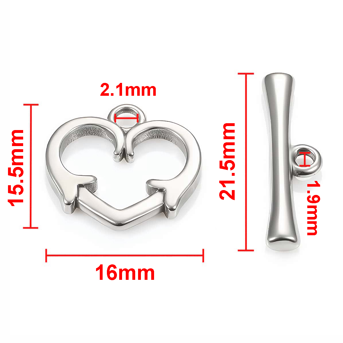 2 Zestawy Zapięć OT ze Stali N – Jewelry Making Set recenzja i cena